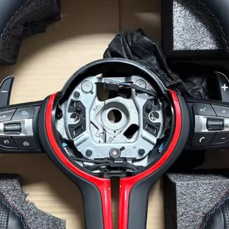 Customized Microfiber Leather Car Steering Wheel For BMW F10 E90 M5 F16 F20 F30 M3 F80 M4 E70 M Series Car Interior Accessories