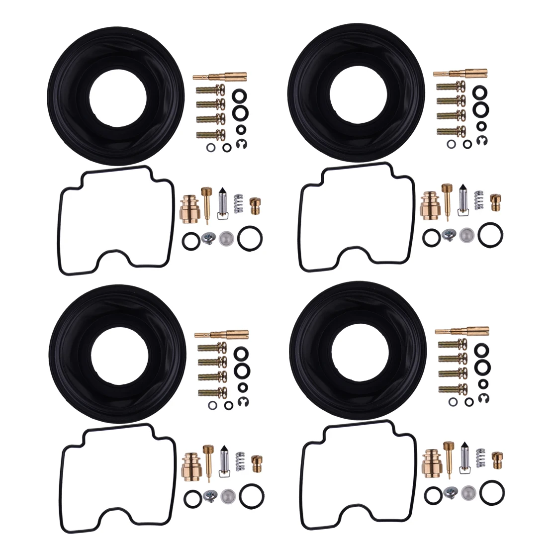

4 Sets Motorcycle Carburetor Repair Kit Fit for Yamaha FZS1000 FAZER FZ-1 2001 2002 2003 2004 2005 High Quality
