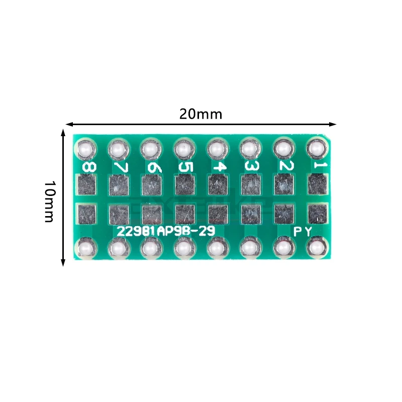 10PCS 0805 0603 0402 To DIP PCB Transfer Board DIP Pin Board Pitch Capacitance Resistance Adapter Plate Conversion Board