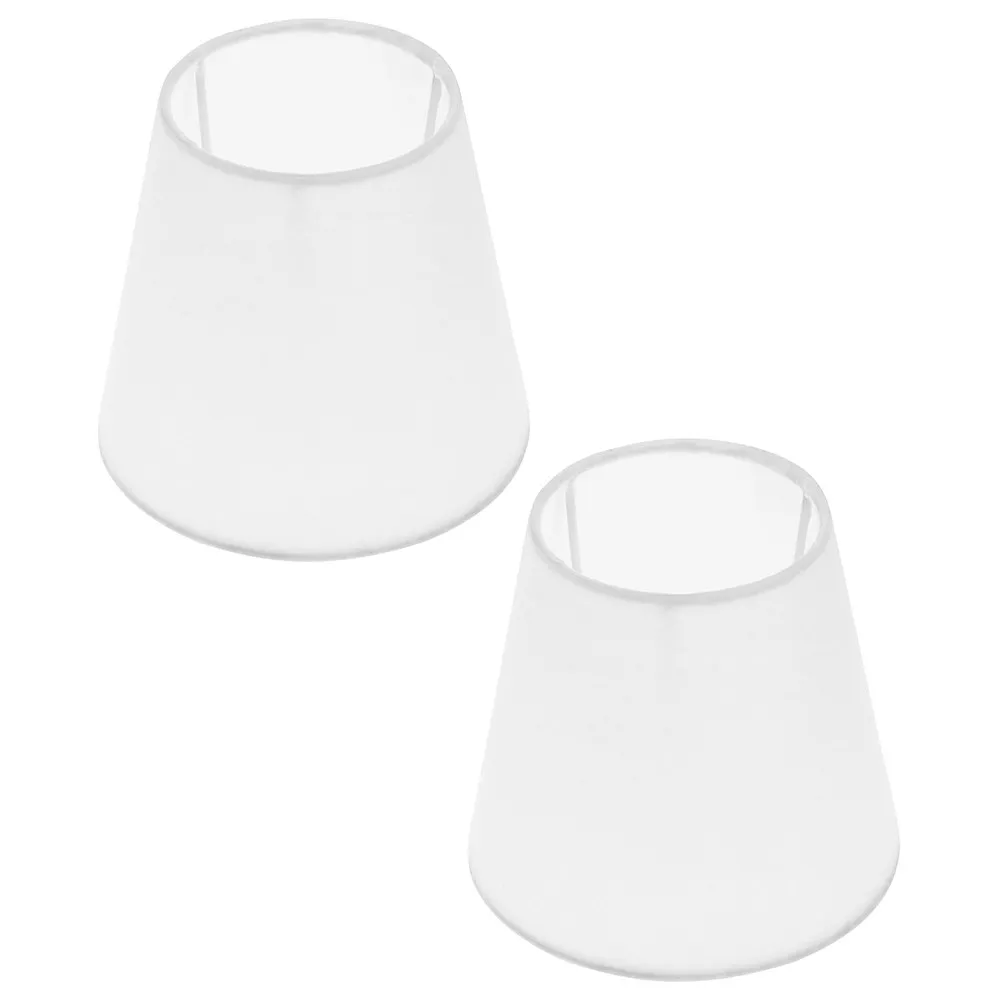 2Pcs Thick Fabric Lampshade Covers for Wall Ceiling Lights Dust Resistant Modern Home Lamp Accessories