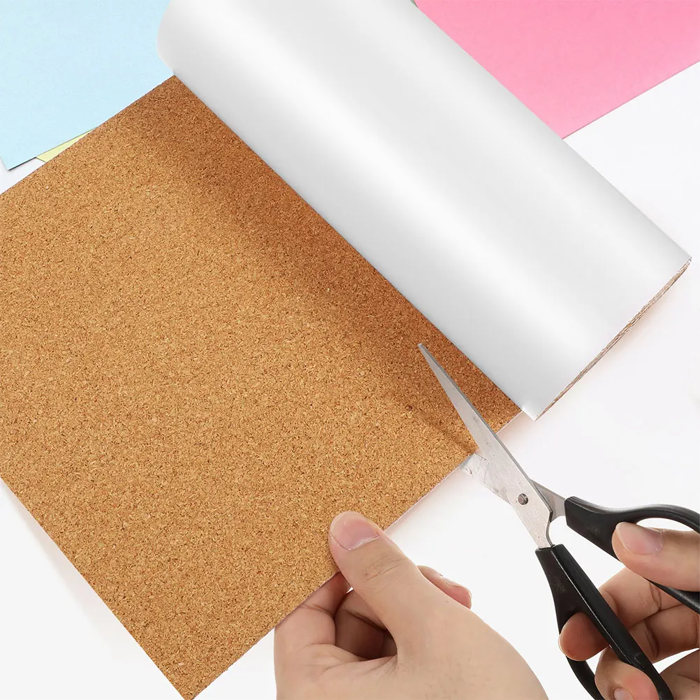 

Self-adhesive Cork Roll with Backing Pads Blackboard Peel and Stick