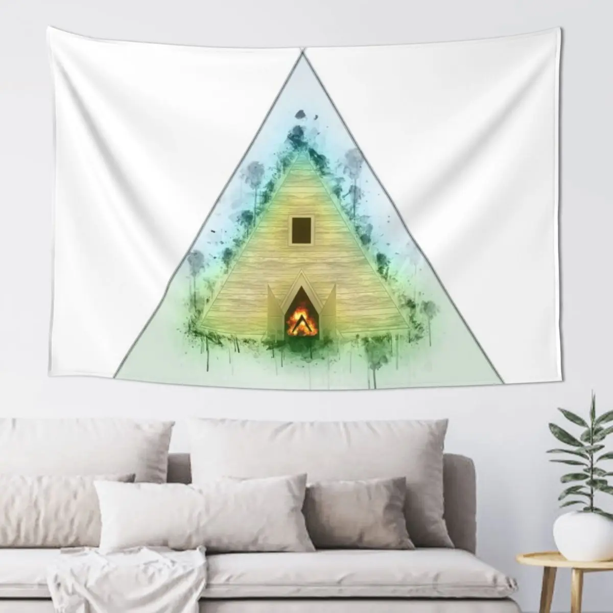 

Midsommar: Fire Tapestry Wallpapers Home Decor Aesthetic Room Decoration Tapestry