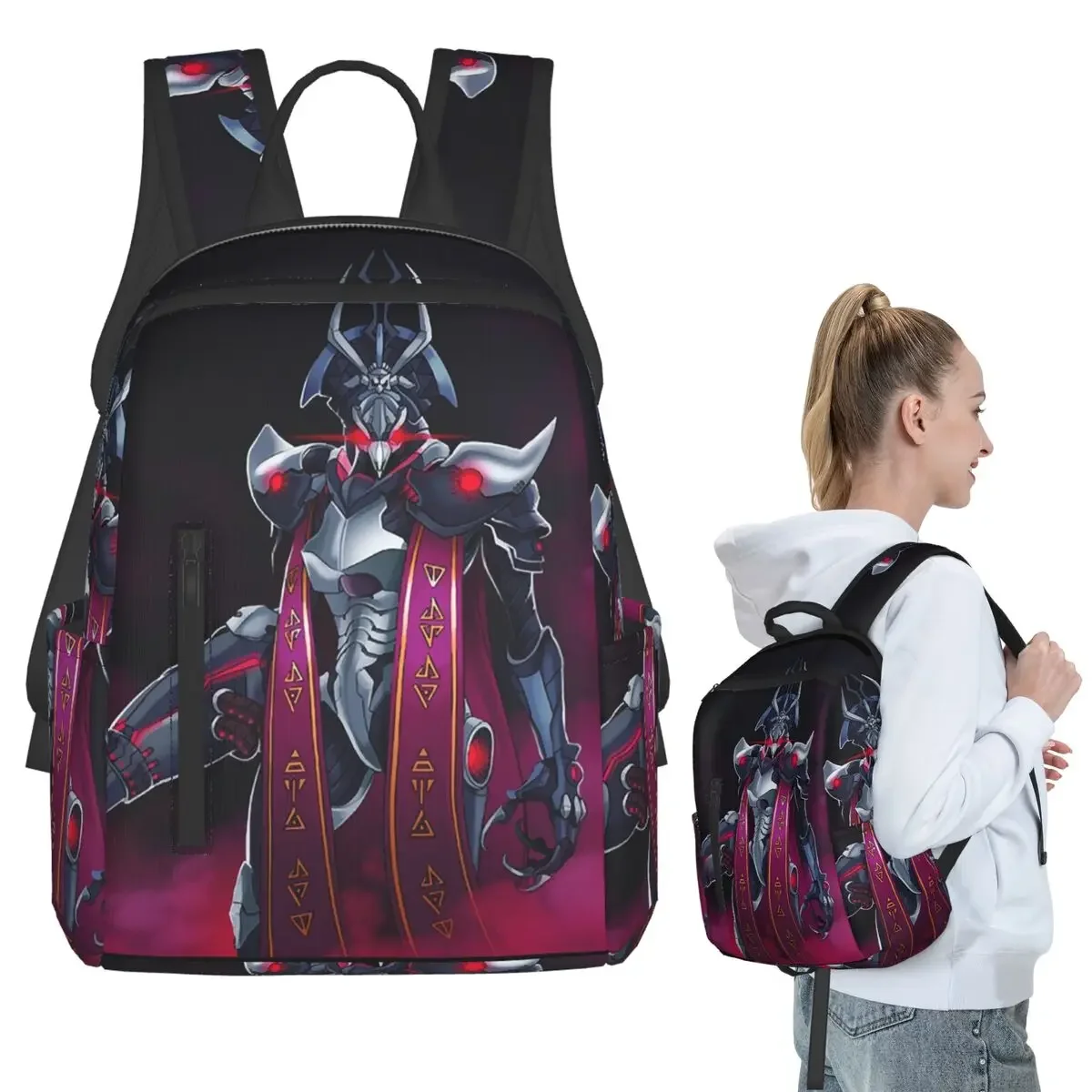 

Gift For Men Copie De Samus Aran Metroid Samus Aran Backpack Student Boys Girls BookBag Children Computer Shoulder Bags