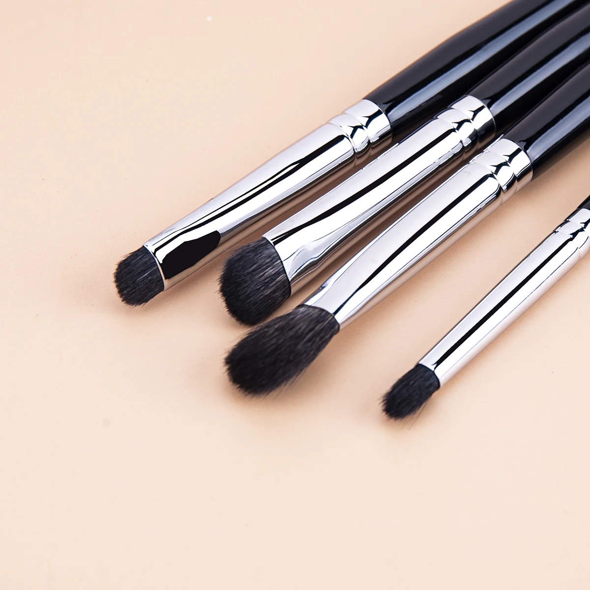 Eyeshadow  Makeup Brushes Four Sizes Eye Shadow Smudge Blending Makeup Brush High Quality Copper Tube&goat Hair Eye Makeup Tool