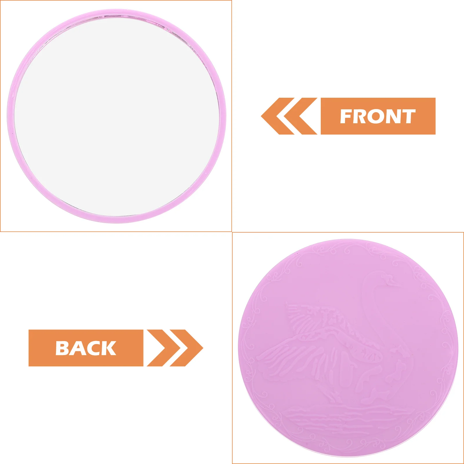 

24Pcs Small Portable Pocket Makeup Mirror Compact Handheld Mini Folding Travel Mirror for Women Teens