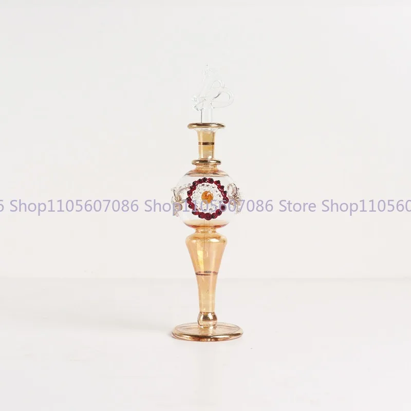 [Gift Box Packaging] Egyptian Characteristic Flavor Bottle 10cm Handicraft, Glass Decoration