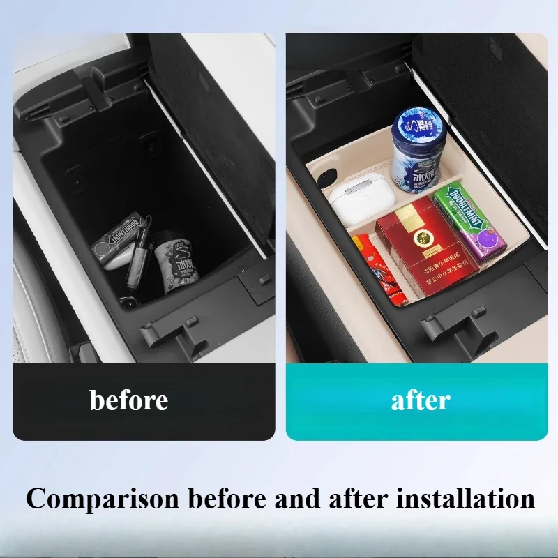 Storage Box Central Control Armrest Box For NIO ES6 EC6 ET5T 2024-2025 Car Storage Supplies Car Accessories Modification Tools
