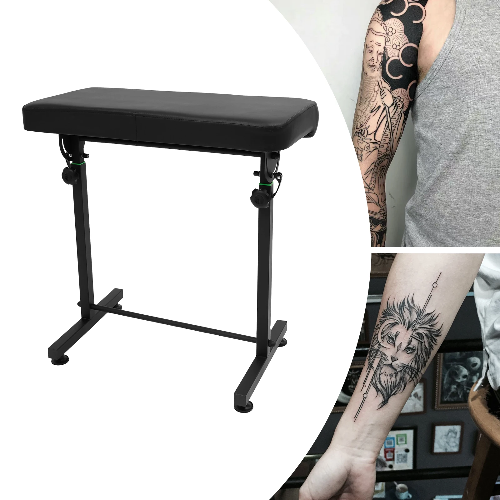 Support de Coude Autoportant Réglable pour Salon, Coussin de Soutien Robuste pour Table de Massage, Lit de Beauté, Spa, Tabouret de Pédicure