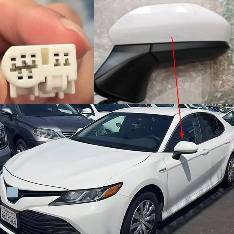 

Auto Rear View Mirror For Toyota Camry 2018 2019 2020 2021 US version 3 Wires Electrically adjustable lens function