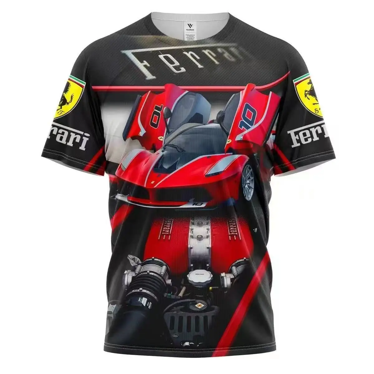 

Brand Motorcycle Riding T-shirt Top, Daily Outdoor Street Fashion Brand, Fashionable Motorcycle Off-road Short Sleeved Shirt