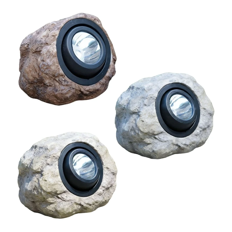 Energy Saving Solar Stone Light Suitable for Pathway and Poolside Decoration