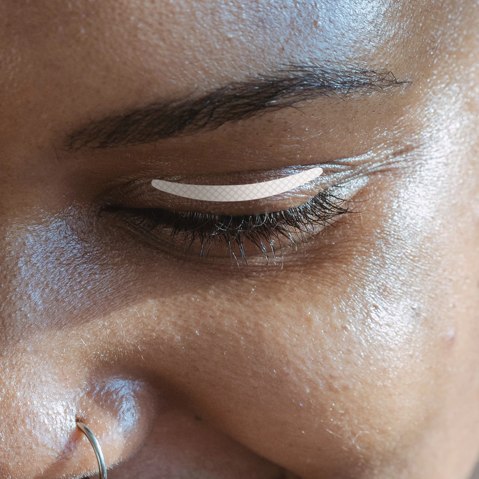 

600 Pcs Adhesive Tape Double Eyelid Sticker Glue Natural Strips for Droopy Eyelids Invisible