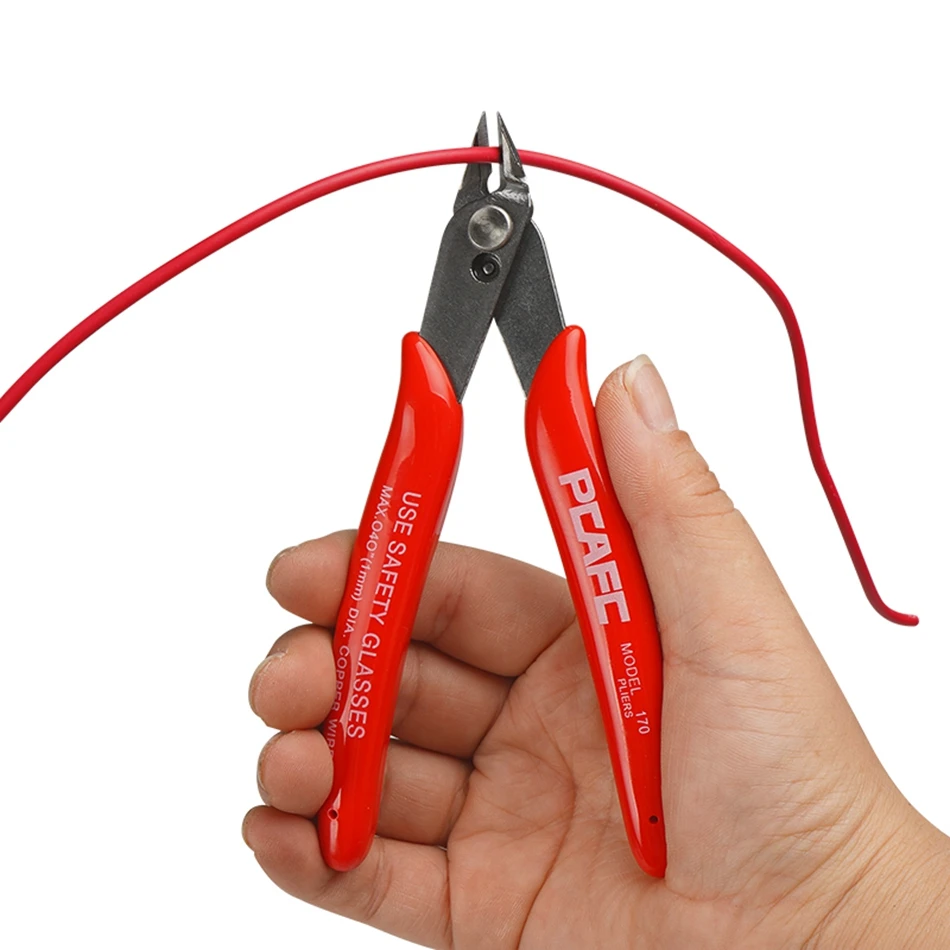 3D Filament Tube Diagonal Pliers Red Blue PLATO 170 Wishful Clamp DIY Side Cutting Nippers Wire Cutter 3D Printer Parts