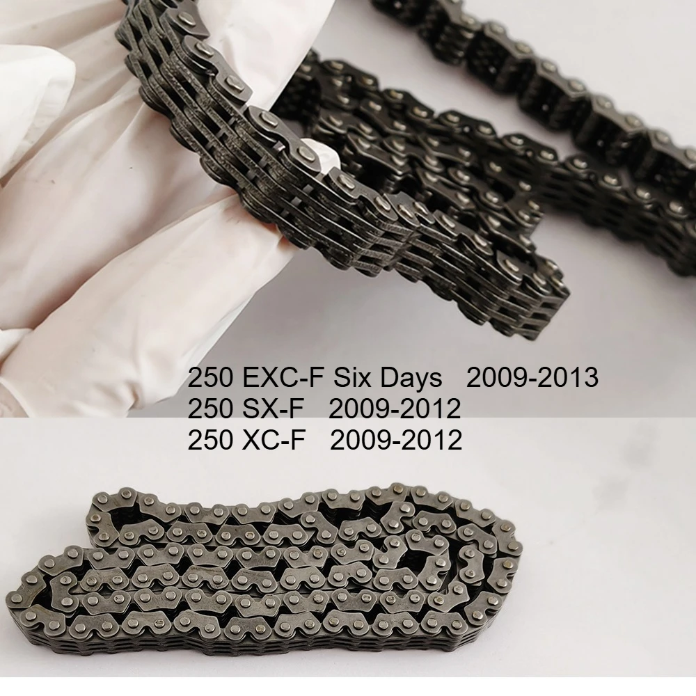 1/2pc 4*5 4x5 108L Engine Camshaft Timing Chain For KT/M 250 EXC-F Six Days SX-F250 XC-F XCF SXF SX-F 250 SXF250 XC-F250 XCF250