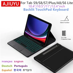Tablet Keyboard Case For Samsung Galaxy Tab S6 Lite 10.4 A8 10.5 S7 S8 S9 11