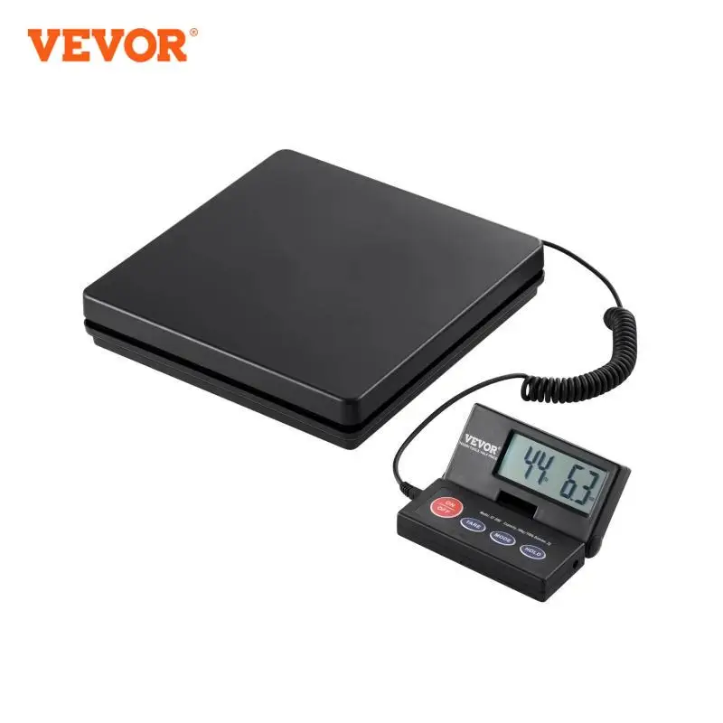 VEVOR Balance Postale Numérique 50 kg Pèse-colis de Précision 2 g avec Minuterie Fonction Tare