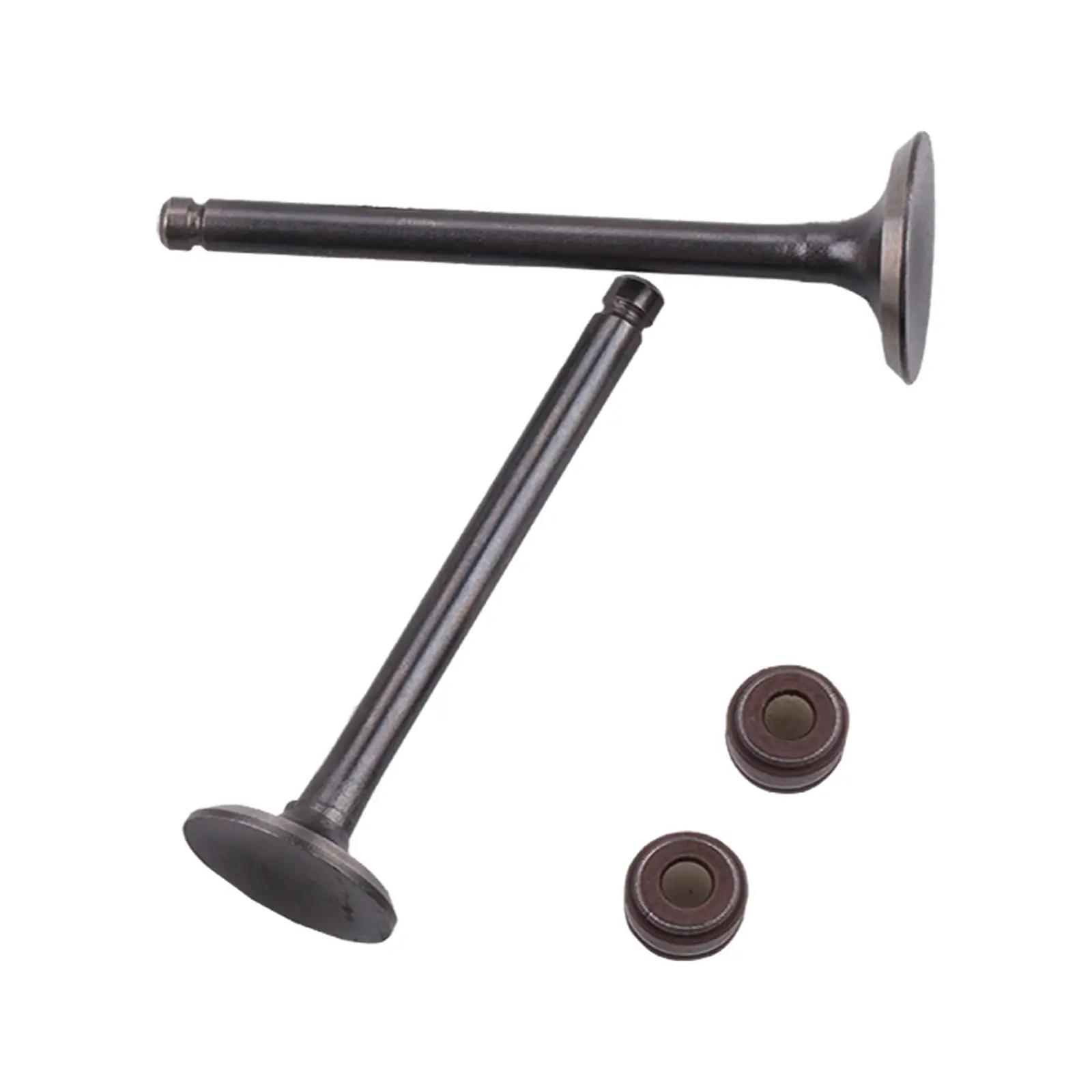 2x Motorcycle Intake Exhaust Valves, Engine Head Intake Exhaust Valve ,23mm,