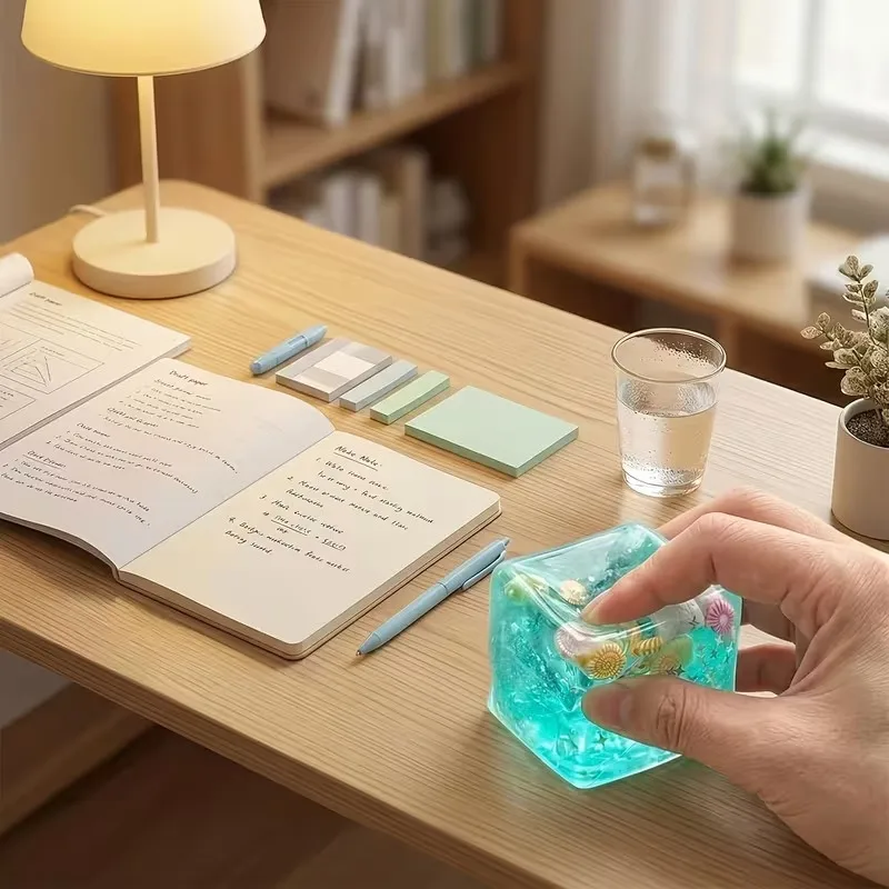 Ice Block Kneading Music, Decompression Tool, Ocean Shell Ice Block High Beauty Decompression Tool