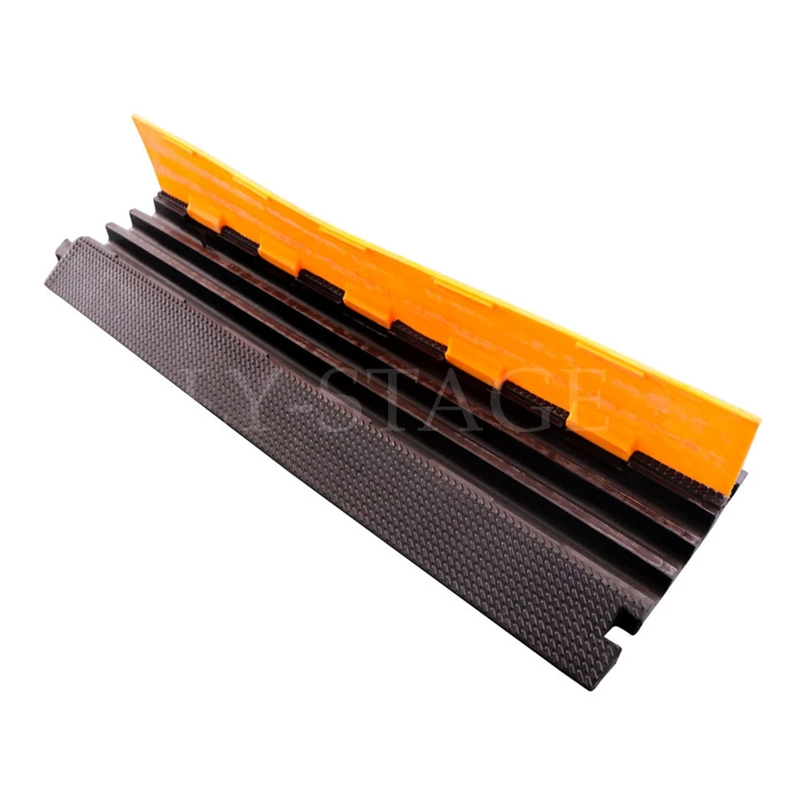 3 Channel Heavy Duty Pvc Ramp Rubber Cable Cross Protector