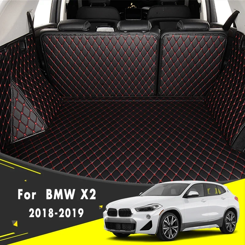 

Для BMW X2 2018 2019, Стайлинг автомобиля, внешний задний багажник, багажник, грузовые коврики, лоток, аксессуары, чехлы на заказ, водонепроницаемые ковры