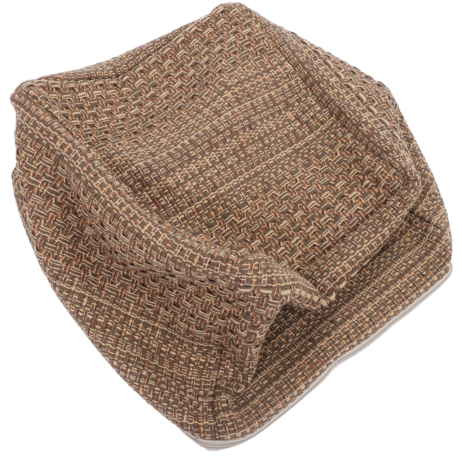 

Thickened Cotton Linen Chair Cover Square Seat Cushion Cover for Home Office Meditation Comfortable Indoor Mat Detachable