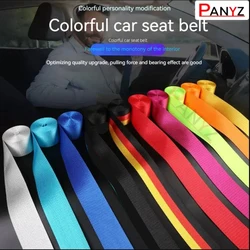 3.6M Auto Car Seat Belt Seatbelt Webbing Lap Retractable Safety Strap Universal 48MM Car Seat Conversion Car Accessories