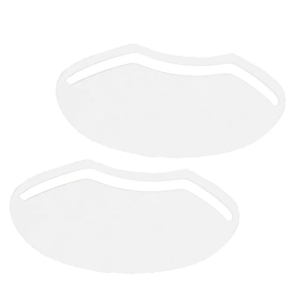 100 قطعة من ملصقات بانج، قناع وجه شفاف لصالونات التجميل، أداة حماية للشعر، رذاذ لا معجون لاصق بدون رائحة #3