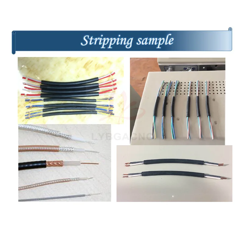 Upgraded SWT-608-HT2-6S 6-Wheels Round Sheath Wire Peeling Stripping Cutting Machine For Computer Automatic Wire Strip