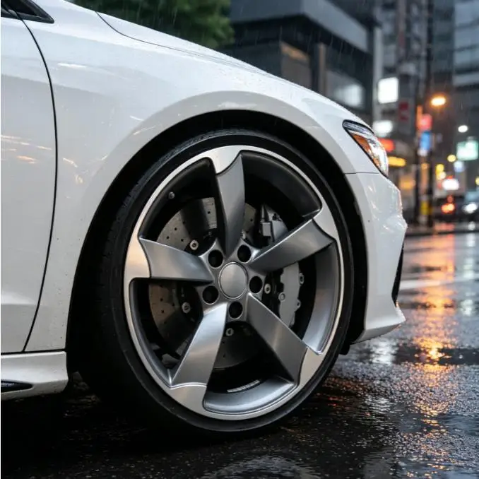 19 20 21 22 Inch 5x112 Two Tone Silver 5 Spoke Lightweight Monoblock Forged Alloy Wheel Rims Passenger Car Wheels