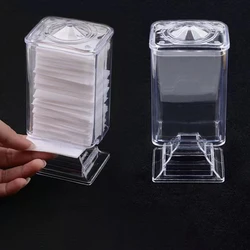 1Pcs Nail Polish Remover Wipe Holder Storage Box Manicure Art Remover Paper Wipe Container Storage Box