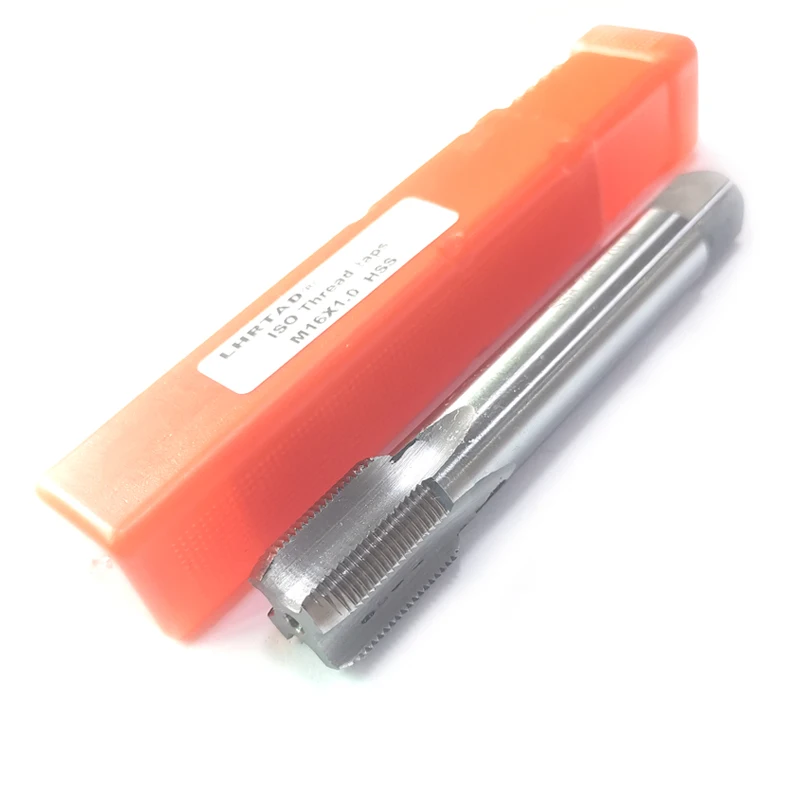 Tap Plug Thread Fino Máquina Metric Straight Fluted Hss Torneiras M16 Hss M16x2.0 M16x1.75 M16x1.5 M16x1.25 M16x1.0 M16x0.75 M16x0.5