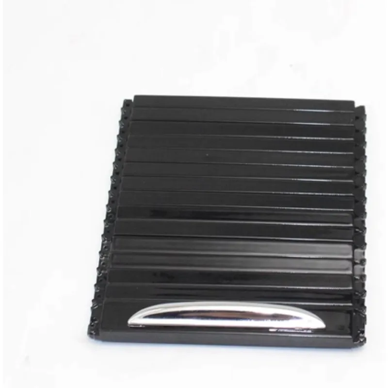 

Black Center Storage Box Water Cup Holder Armrest Box Cover Armrest Roller Shutter Storage Roller Shutter for Jaguar XJL