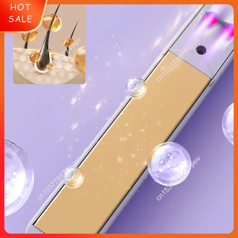 2 في 1 مكواة فرد الشعر المجعد للنساء، أداة العناية بالشعر السلبي، مكواة فرد الشعر التي لا تضر الشعر (الاتحاد الأوروبي) A62X