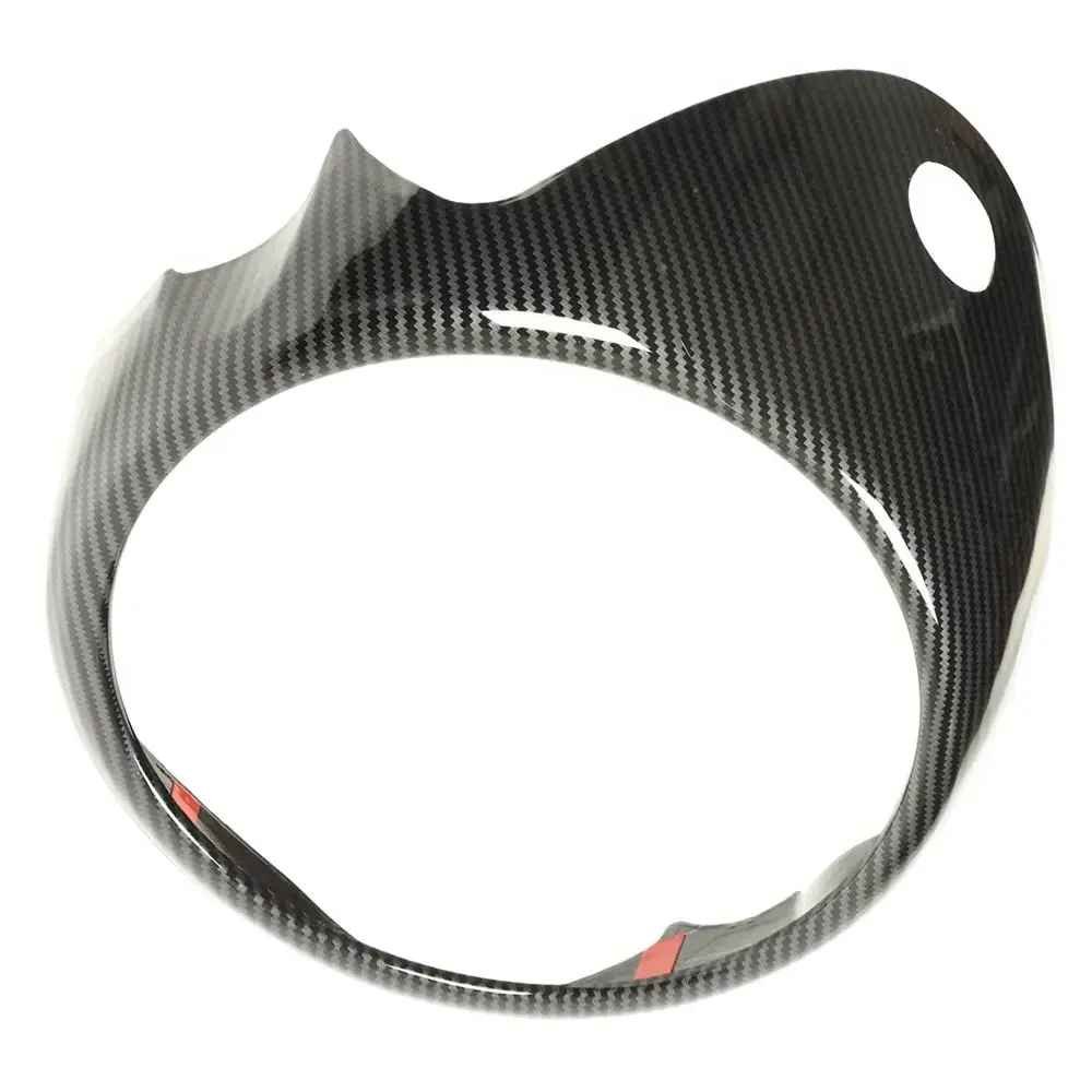 

Stylish Carbon Fiber pattern Dash Instrument Panel Frame Center Console Speedometer Cover Wearproof for Cooper R54 2007‑2013