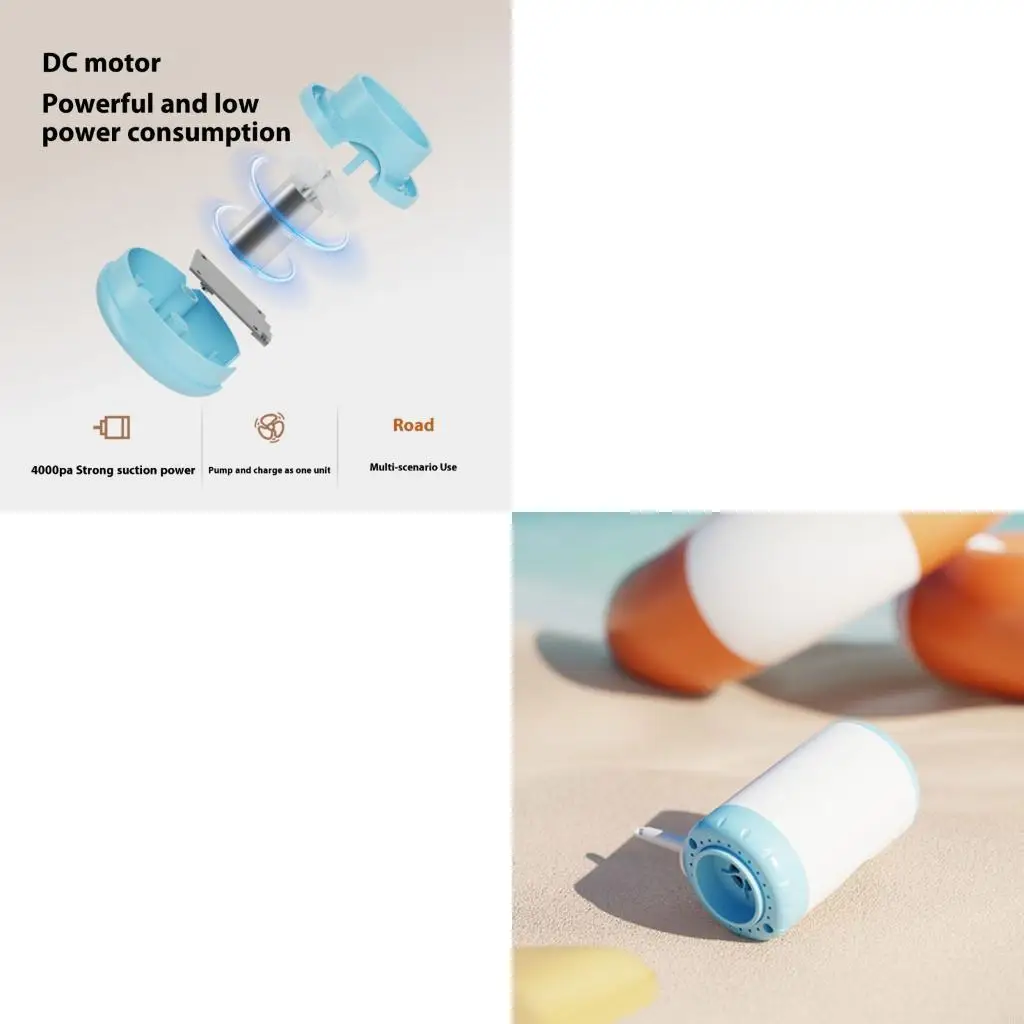 

Портативный быстрый надув дефлятный насос Перезаряжаемый сжатие сжатия мешки с компрессией.