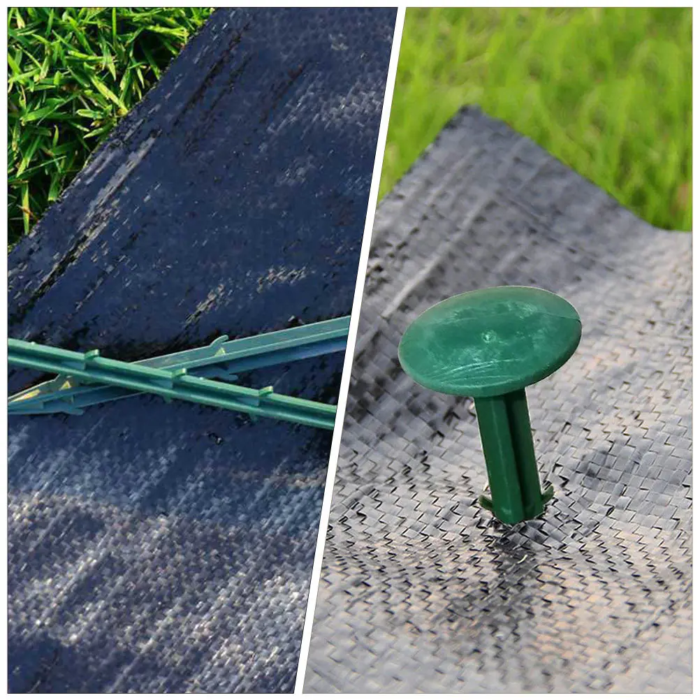 

100 шт. садовые колышки, пластиковые колышки, гвозди для растений, фиксированные аксессуары, инструменты для крепления палатки, гвозди для газона, колья для заземления