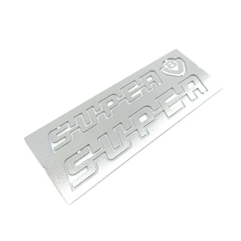 Simulación de Metal frontal del coche, marca decorativa para Tamiya Hagrid RC Truck Scania R620, piezas Diy, 1/14