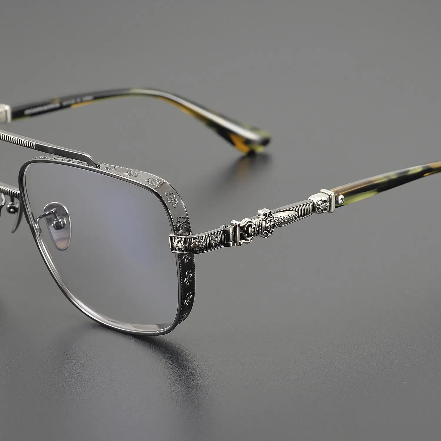 2025 Men Glasses Frame Brand Designer Pilot Trend Luxury Classic Rare Edition Titanium Optical Custom Glasses