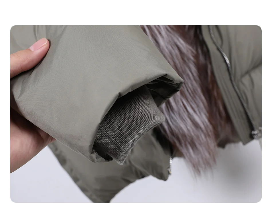 2026 MAOMAOKONG White Duck Down Jacket Winter Women