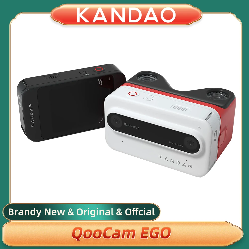 

Kandao QooCam EGO 3D Camera, Real 3D, snap & View Instant Camera, Stereo Digital Camera with Instantly Stereoscopic immersive