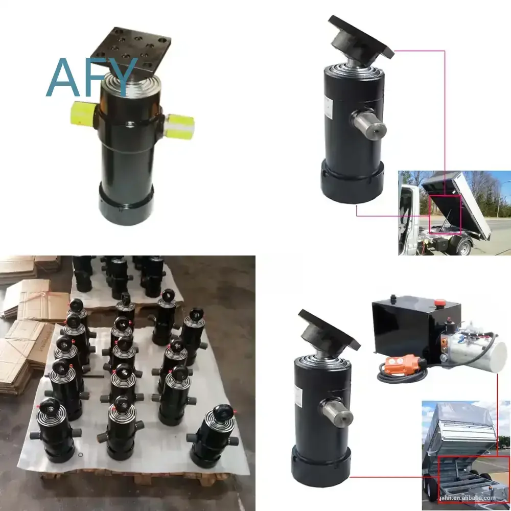 Telescopic Hydraulic Cylinder for Tipping Trailer for Heavy Duty Dump Trailer Lift Kit for Agricultural Construction Mining