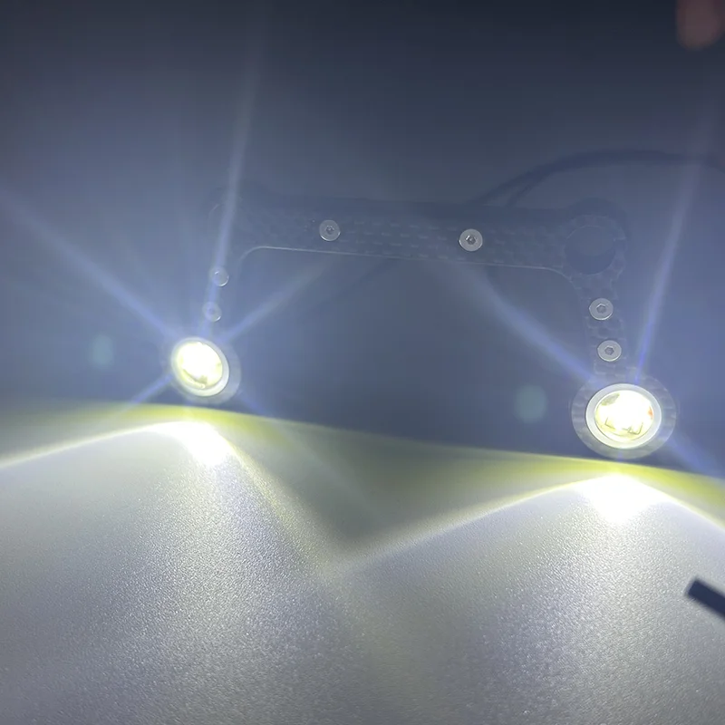 MOJAVE 6S LED Simulatie Frontspots voor 1/7 ARRMA MOJAVE 6S EXB RC Korte Cursus Vrachtwagens Auto