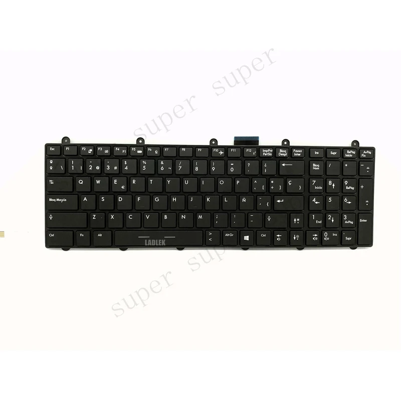 Nuevo teclado español SSS+ para MSI V139922AK1 SP, teclado retroiluminado colorido RGB completo