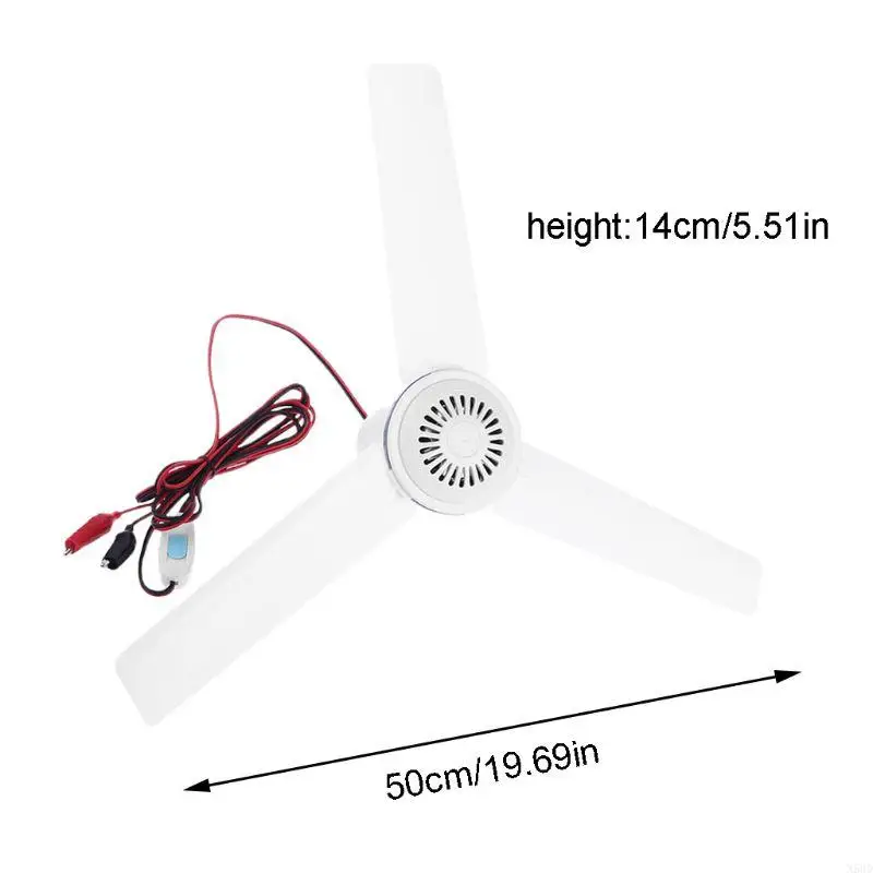 ユーティリティサマーハンギングファン広くアプリケーションキャンプテントファンイージーインストールN58D