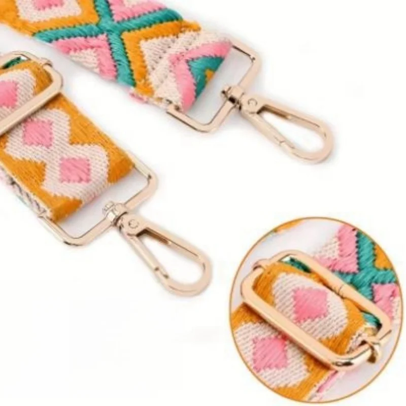 Shoulder Strap For Women Hardware Hooks The Length Can Be Freely Adjusted Travel Accessories Fashionable Wide Shoulder Strap