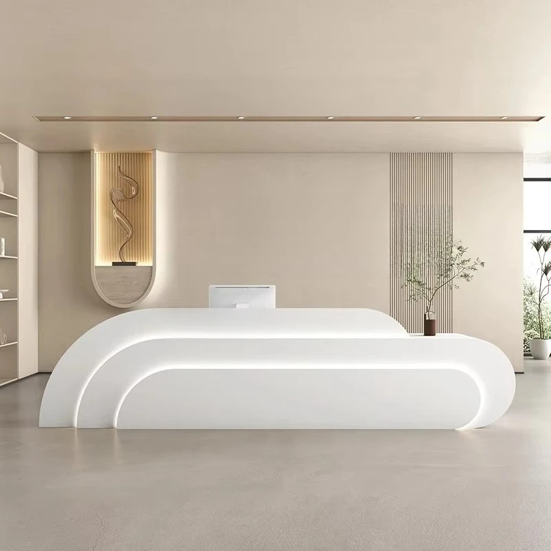 &c Simple Modern Beauty Salon Cashier Counter Yoga Studio Bar Medical Beauty Dental Clinic Front Desk Hotel Reception Desk