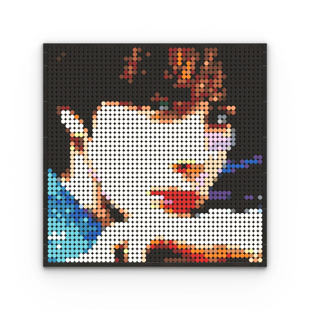 DIY Pixel Art Mosaic Building Blocks Pop Star Portrait Wall Decor Compatible with Major Brands Unique Gift Concert Goers Music - view 2