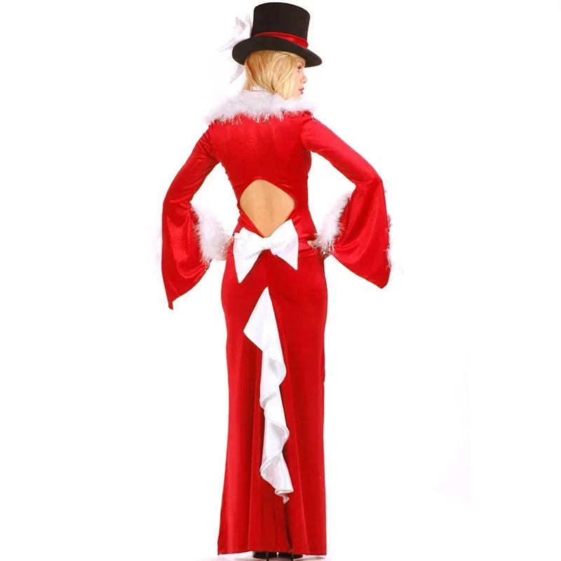 Drag Back Mistress Short Front Back Long Fancy Dress Women Christmas Costume Party Costumes Disfraces Adultos