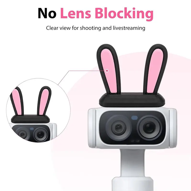 Hot Selling-Magnetic Bunny Ears Decor For Luna Ultra, Vlog Camera Cute Ornament A,Magnetic Bunny Ears Decor For Luna Ultra,