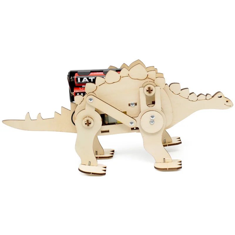 

DIY механические игрушки Stegosaurus STEM, технология, научный экспериментальный набор инструментов, Обучающие технические игры для детей